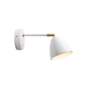 Halo Design Room Wandlampe Weiß Messing