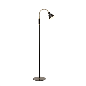 Halo Design Space Stehlampe 1-armig LED Schwarz Antik
