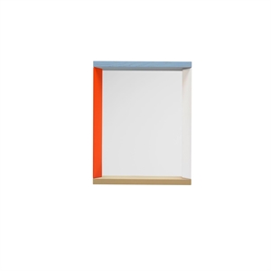 Vitra Color Frame Spiegel Klein Blau/ Orange