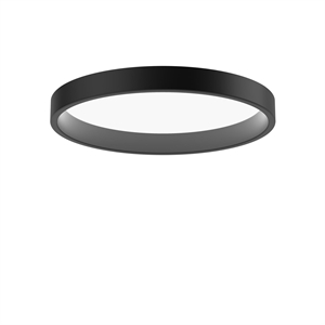Louis Poulsen LP Circle Deckenleuchte Halbeinbau Ø45 3000K & Dali/ Schalter-Dim Schwarz