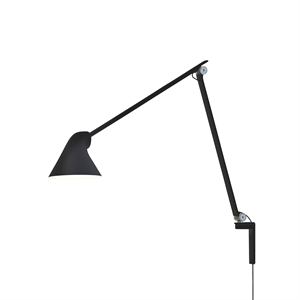 Louis Poulsen NJP Wandlampe Langer Arm 3000K Schwarz