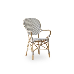 Sika-Design Isabell Caféstuhl mit Armlehnen Weiß