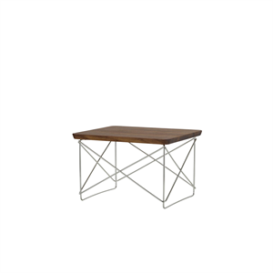 Vitra Occasional Table LTR Nachttisch/Beistelltisch Walnuss dunkel/Edelstahl