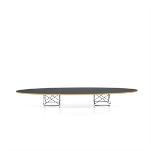 Vitra Elliptical ETR Couchtisch, Schwarz Laminat