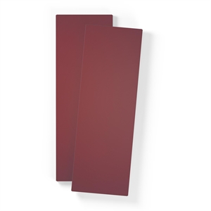 Fachbodenregal für Großen Schrank mit 2 Türen, 2er-Set, Bordeaux