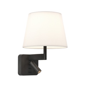 Astro Schwarz Reader Wandlampe Matt