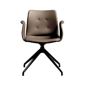 Bent Hansen Primum 4-Star Esszimmerstuhl mit Drehgelenk Schwarz/ Zenso 3 292