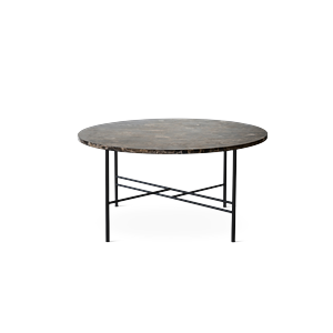 Bent Hansen Metro 80/45 Couchtisch Emperador Marmor/Dunkelbraun