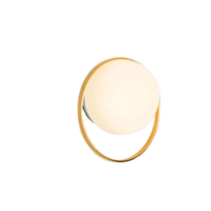 Estiluz Circ Wandleuchte Outdoor/Indoor Gold