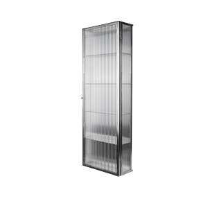 Ferm Living Haze Wandschrank 35x100 Edelstahl