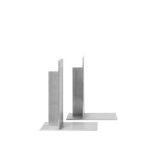 Ferm Living Storage Buchstützen 2er-Set Aluminium