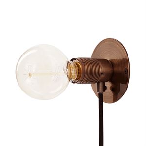 FRAMA E27 Wandlampe Bronze Klein