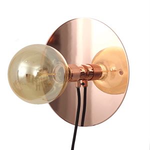 FRAMA E27 Wandlampe Kupfer Mittel