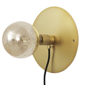 FRAMA E27 Wandlampe Messing Mittel