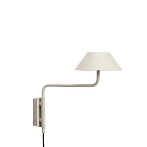Hübsch Wandlampe mit Abdeckung, Sand