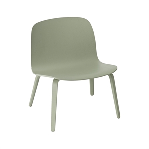 Muuto Visu Sessel M. Lampensockel Dusty Grün