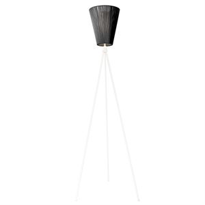 Northern Lighting Oslo Wood Stehlampe Weißer Fuß & Wahlfreier Schirm