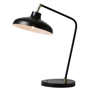 Watt & Veke Pelle Tischlampe Schwarz