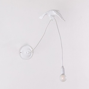 Seletti Sparrow Wandlampe Verstellbar Weiß