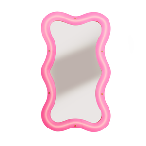 Seletti Supercurve Tiny Tall Spiegel Rosa