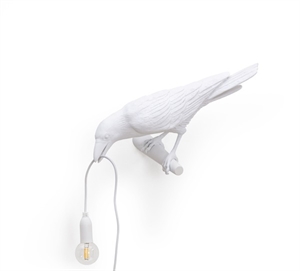 Seletti Bird Looking Left Wandlampe Weiß