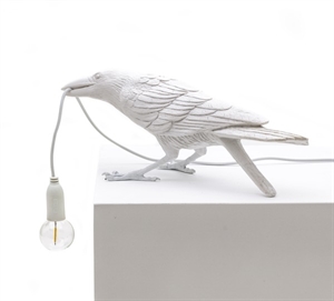 Seletti Bird Tischlampe Weiß