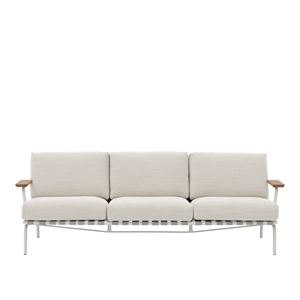 Muuto Settle Outdoor 3-Sitzer-Sofa Laze 1/ Grau