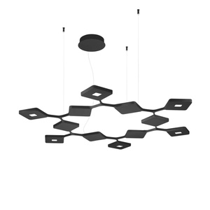 Stilnovo Quad Pendelleuchte Auf/Ab Schwarz