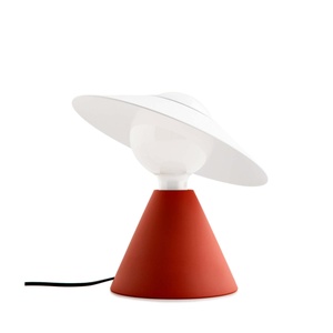 Stilnovo Fante Tischlampe Rot