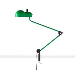 Stilnovo Topo Morsetto Tischlampe Grün