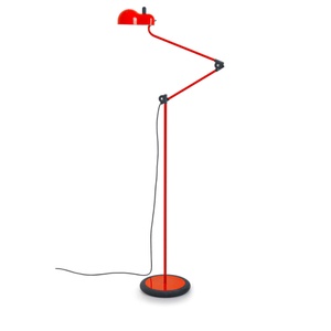 Stilnovo Topo Piantana Stehlampe Rot
