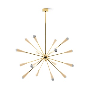 Stilnovo Sputnik Pendelleuchte 16 Gold/Elfenbein