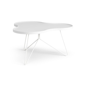 Swedese Flower Mono Couchtisch 90x84 Weiß