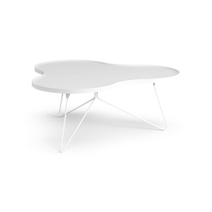 Swedese Flower Mono Couchtisch 114x107 Weiß