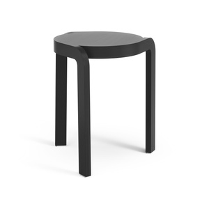 Swedese Spin Hocker, Esche Schwarz Lackiert