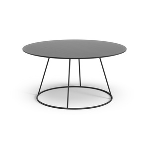 Swedese Breeze Couchtisch Ø80 Schwarz