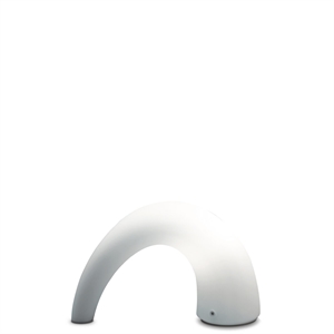 FontanaArte Thor Tischlampe, Mittelgroß, Opalglas