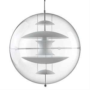Verner Panton Globe Glas Pendelleuchteleuchte Groß