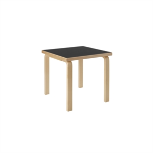 artek Aalto 80C Quadratischer Esstisch Schwarz