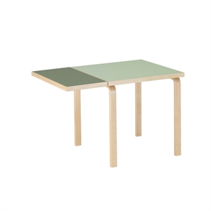 artek Aalto DL81C Esstisch mit Klapptisch Olivgrün/Pistazie