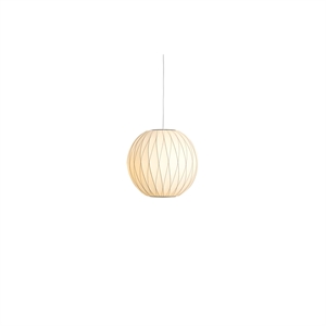 HAY Nelson Ball Crisscross Bubble Pendelleuchte , Klein , Cremefarben