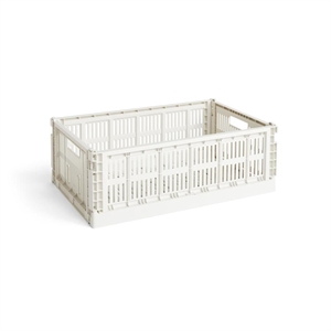 HAY Colour Crate Aufbewahrungsbox Groß Off-White