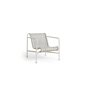 HAY Palissade Cord Sessel Niedrig Wolkengrau