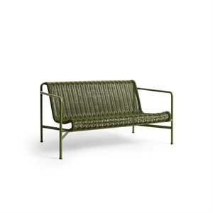 HAY Palissade Cord Loungesofa Olivgrün