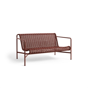 HAY Palisade Cord Loungesofa Eisenrot