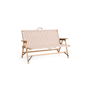 HAY Outdoor-Marktsofa Beige/ Rot