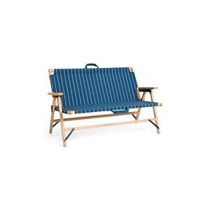 HAY Outdoor-Marktsofa Blau/ Beige