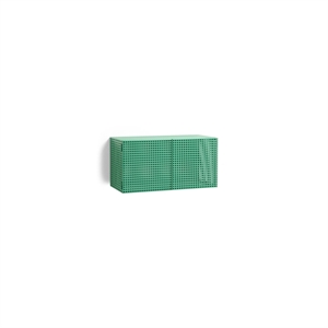 HAY Perforated Wall Cabinet Klein Soft Jade