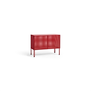 HAY Perforated Cabinet Klein Weinrot