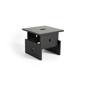 HAY Wood Box Couchtisch Schwarz Eiche